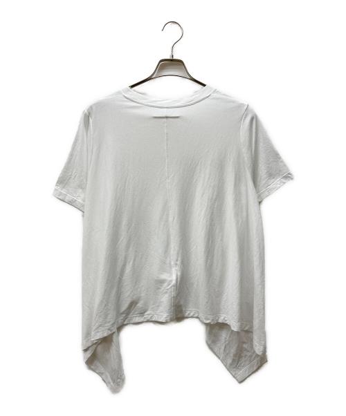 MM6 Maison Margiela（エムエムシックスメゾンマルジェラ）MM6 Maison Margiela (エムエムシックスメゾンマルジェラ) プリントカットソー ホワイト サイズ:16の古着・服飾アイテム