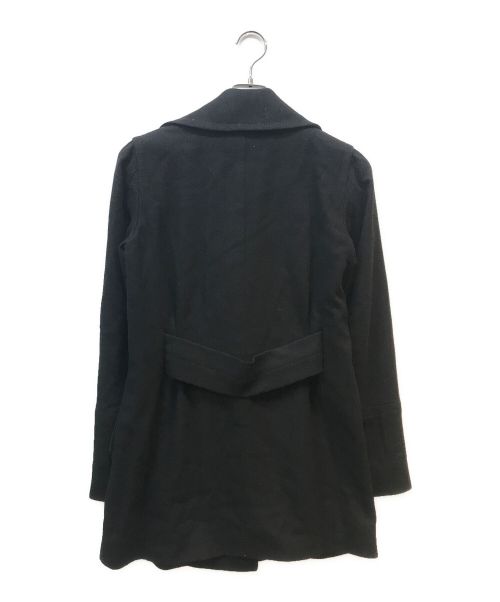 LOUIS VUITTON（ルイ ヴィトン）LOUIS VUITTON (ルイ ヴィトン) アンゴラ/カシミアブレンドショートコート ブラック サイズ:36の古着・服飾アイテム