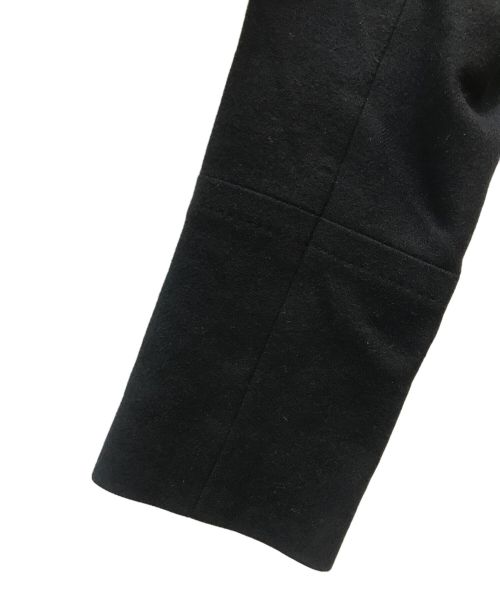 LOUIS VUITTON（ルイ ヴィトン）LOUIS VUITTON (ルイ ヴィトン) アンゴラ/カシミアブレンドショートコート ブラック サイズ:36の古着・服飾アイテム