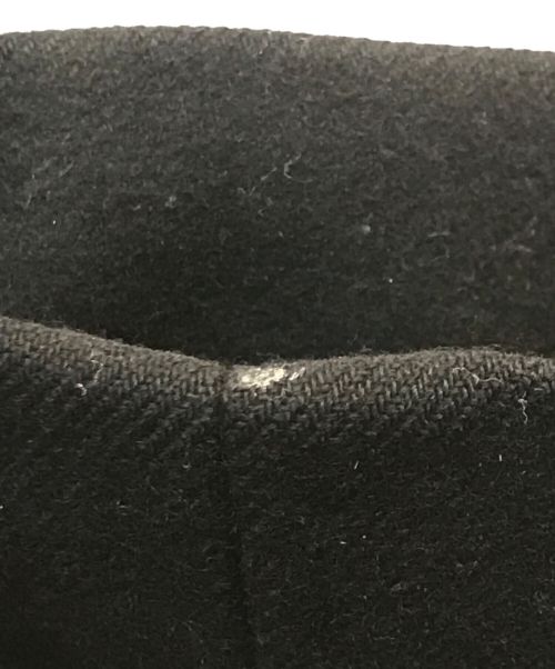 LOUIS VUITTON（ルイ ヴィトン）LOUIS VUITTON (ルイ ヴィトン) アンゴラ/カシミアブレンドショートコート ブラック サイズ:36の古着・服飾アイテム