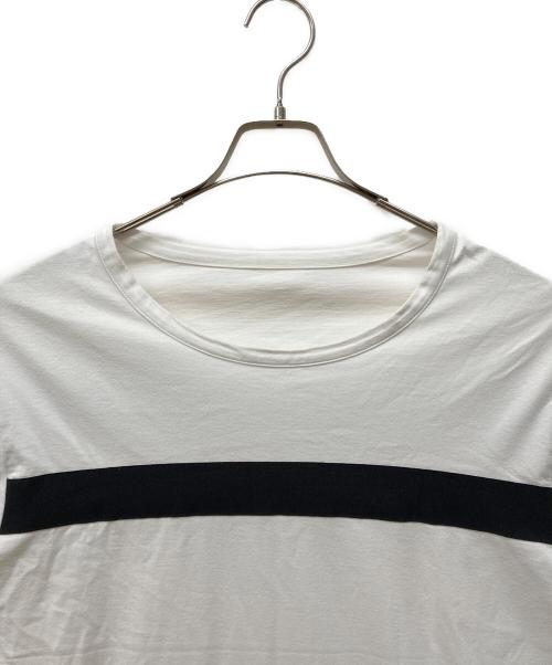 GROUND Y（グラウンドワイ）GROUND Y (グラウンドワイ) 前後テープカットソー ホワイト サイズ:3の古着・服飾アイテム