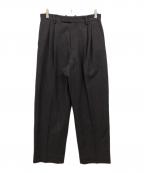 LIDNM PREMIUMリドム プレミアム）の古着「SHETLAND SLACKS」｜ブラウン