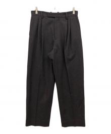 LIDNM PREMIUM（リドム プレミアム）の古着「SHETLAND SLACKS」｜ブラウン