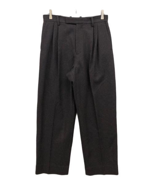 LIDNM PREMIUM（リドム プレミアム）LIDNM PREMIUM (リドム プレミアム) SHETLAND SLACKS ブラウン サイズ:Mの古着・服飾アイテム