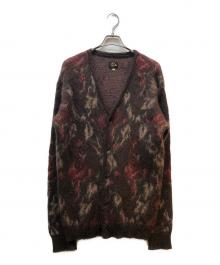 Needles（ニードルズ）の古着「Mohair Cardigan」｜レッド×ブラウン
