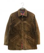 Adolphe Lafontアドルフラフォン）の古着「太畝 コーデュロイワークジャケット」｜ブラウン