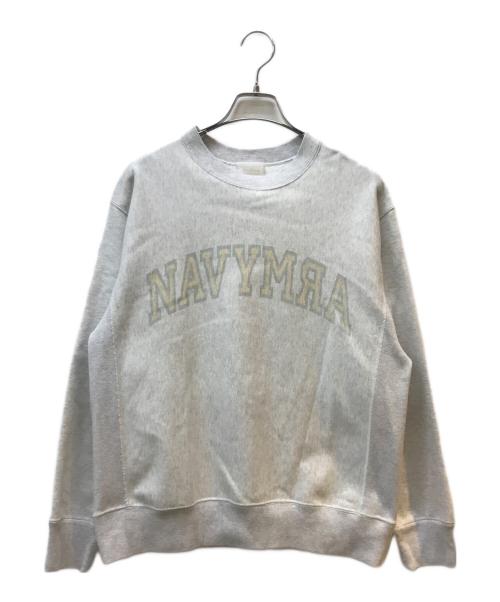 blurhms ROOTSTOCK（ブラームスルーツストック）blurhms ROOTSTOCK (ブラームスルーツストック) カレッジロゴスウェット グレー サイズ:Ｓの古着・服飾アイテム