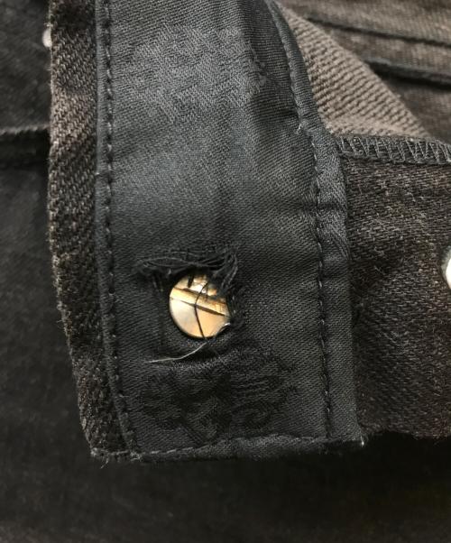 CHROME HEARTS（クロムハーツ）CHROME HEARTS (クロムハーツ) ブラックデニム ブラック サイズ:32の古着・服飾アイテム