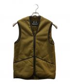 Barbourバブアー）の古着「WARM PILE WAISTCOAT ZIP-IN LINER」｜ベージュ