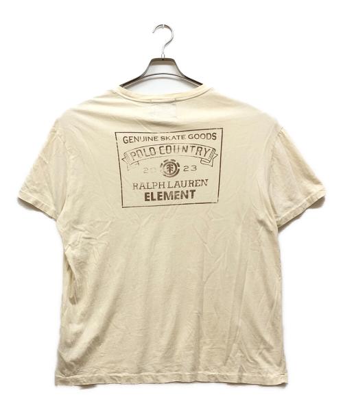 POLO COUNTRY（ポロカントリー）POLO COUNTRY (ポロカントリー) ELEMENT (エレメント) ポケットTシャツ ホワイト サイズ:Mの古着・服飾アイテム