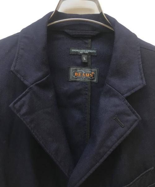 BEAMS PLUS（ビームスプラス）BEAMS PLUS (ビームスプラス) Engineered Garments (エンジニアド ガーメンツ) MIDFIELD BLAZER ネイビー サイズ:Lの古着・服飾アイテム