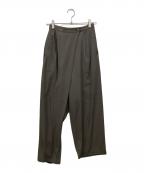 ISSEY MIYAKEイッセイミヤケ）の古着「テーパードパンツ」｜オリーブ