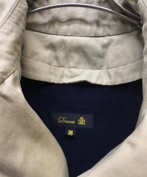 DRAWER（ドゥロワー）DRAWER (ドゥロワー) ライナー付 コットンツイル トレンチコート ベージュ サイズ:Ｓの古着・服飾アイテム