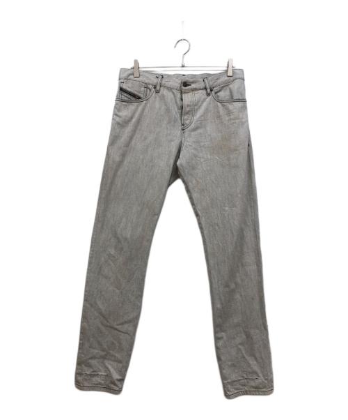 DIESEL（ディーゼル）DIESEL (ディーゼル) スリムデニムパンツ グレー サイズ:SIZE 76cm (W30)の古着・服飾アイテム