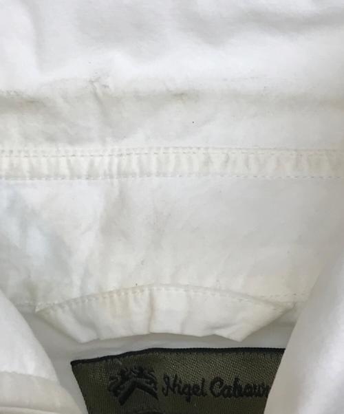 NIGEL CABOURN（ナイジェルケーボン）NIGEL CABOURN (ナイジェルケーボン) BRITISH OFFICERS SHIRT ホワイト サイズ:48の古着・服飾アイテム