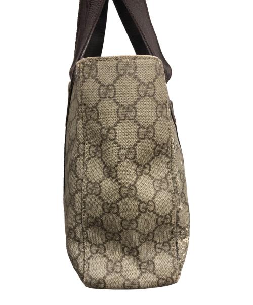 GUCCI（グッチ）GUCCI (グッチ) GGスプリームハンドバッグ ベージュの古着・服飾アイテム