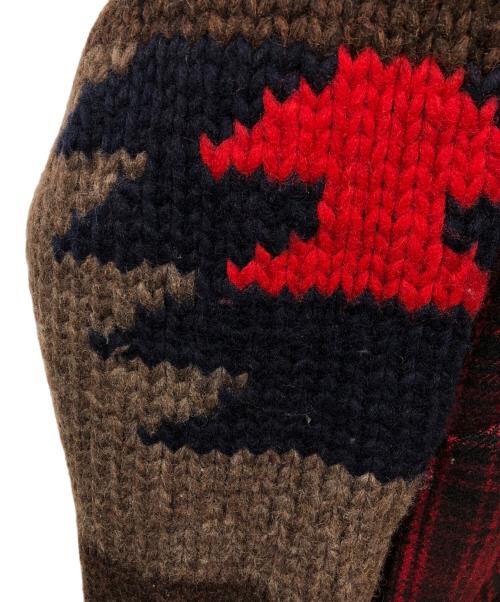 CANADIAN SWEATER（カナディアンセーター）CANADIAN SWEATER (カナディアンセーター) カウンチジャケット レッド サイズ:記載無しの古着・服飾アイテム