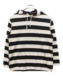 leno（リノ）の古着「BORDER HOODIE」｜ホワイト