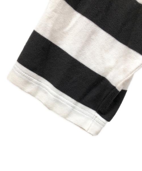 leno（リノ）LENO (リノ) BORDER HOODIE ホワイト サイズ:SIZE 2の古着・服飾アイテム