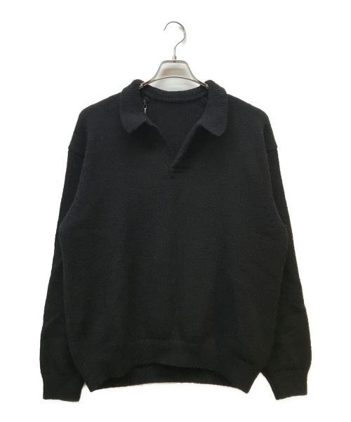 crepuscule（クレプスキュール）crepuscule (クレプスキュール) Skipper Long-Sleeve ブラック サイズ:2の古着・服飾アイテム