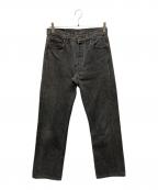 LEVI'Sリーバイス）の古着「501先染めブラックデニムパンツ」｜グレー