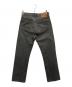 LEVI'S (リーバイス) 501先染めブラックデニムパンツ グレー サイズ:W30：10000円