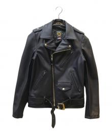Schott（ショット）の古着「SATAIN LINING RIDERS」｜ブルー