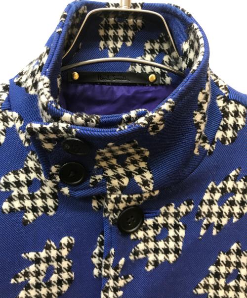 PAUL SMITH（ポールスミス）PAUL SMITH (ポールスミス) ビッグフラワーショートブルゾン ブルー サイズ:Mの古着・服飾アイテム