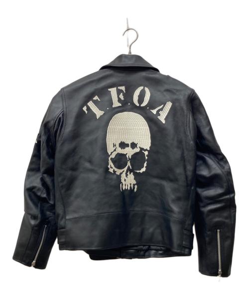 CROWS（クローズ）CROWS (クローズ) WORST (ワースト) 武装戦線 ダブルライダースジャケット ブラック サイズ:SIZE 40の古着・服飾アイテム