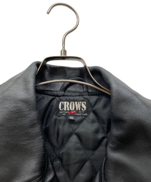 CROWS（クローズ）CROWS (クローズ) WORST (ワースト) 武装戦線 ダブルライダースジャケット ブラック サイズ:SIZE 40の古着・服飾アイテム