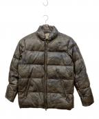 AVIREXアヴィレックス）の古着「ソフトラム レザーダウンジャケット」｜カーキ