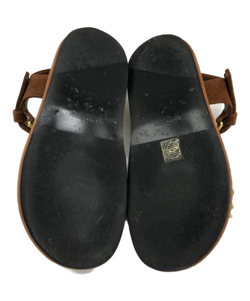 J&M DAVIDSON（ジェイ＆エム デヴィッドソン）J&M DAVIDSON (ジェイ＆エム デヴィッドソン) Noble (ノーブル) 別注STRAPPY KNOTTED SANDAL ブラウン サイズ:36の古着・服飾アイテム