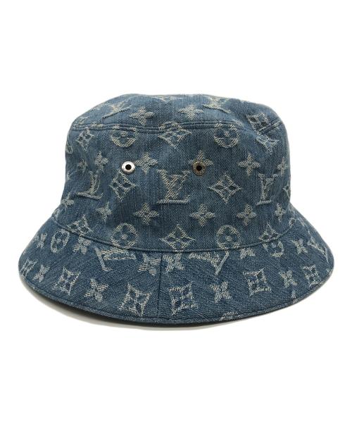 LOUIS VUITTON（ルイ ヴィトン）LOUIS VUITTON (ルイ ヴィトン) エッセンシャルバケットハット インディゴ サイズ:58㎝の古着・服飾アイテム