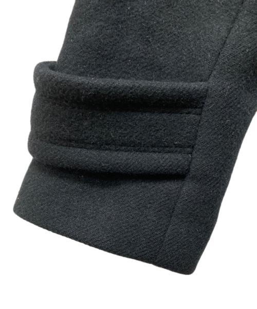 BURBERRY BLUE LABEL（バーバリーロンドンブルーレーベル）BURBERRY BLUE LABEL (バーバリーロンドンブルーレーベル) ウールアンゴラ コート ブラック サイズ:SIZE 38の古着・服飾アイテム