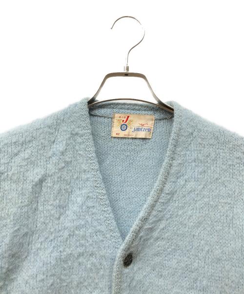 JANTZEN（ジャンセン）JANTZEN (ジャンセン) ヴィンテージカーディガン ブルー サイズ:42の古着・服飾アイテム