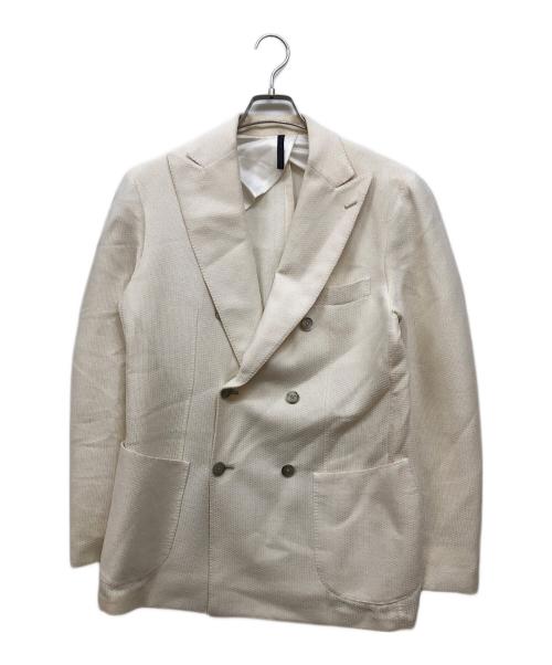 Santaniello（サンタニエッロ）Santaniello (サンタニエッロ) ダブルジャケット ホワイト サイズ:44の古着・服飾アイテム