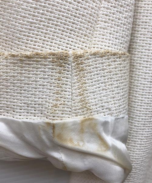 Santaniello（サンタニエッロ）Santaniello (サンタニエッロ) ダブルジャケット ホワイト サイズ:44の古着・服飾アイテム