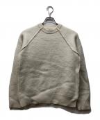 JIL SANDERジルサンダー）の古着「クルーネックニット」｜ベージュ