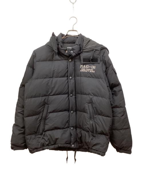 AVIREX（アヴィレックス）AVIREX (アヴィレックス) USMC CLASSIC DOWN JACKET ブラック サイズ:SIZE XLの古着・服飾アイテム