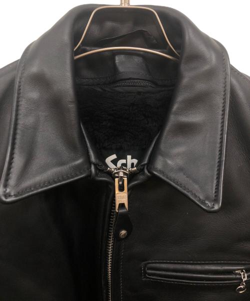 Schott（ショット）Schott (ショット) ライナー付643シングルライダースジャケット ブラック サイズ:34の古着・服飾アイテム
