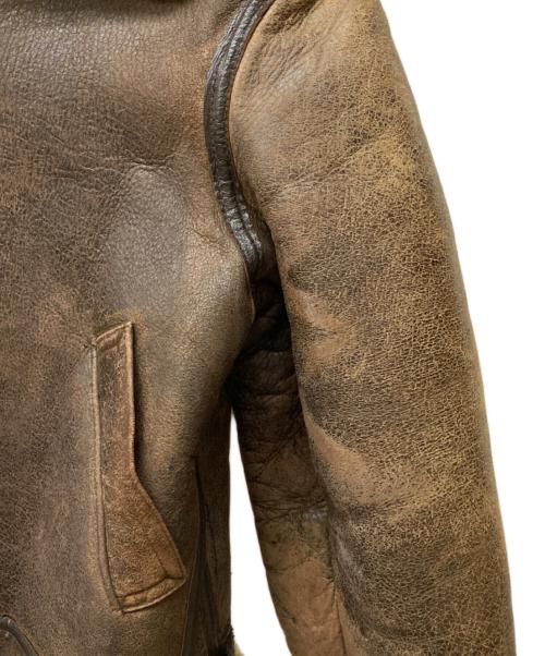 AVIREX（アヴィレックス）AVIREX (アヴィレックス) B3ムートンジャケット ベージュ サイズ:SIZE 36の古着・服飾アイテム