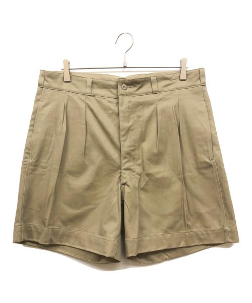 c.i.o.derval（シーアイオーダーバル）c.i.o.derval (シーアイオーダーバル) フランス軍M52ハーフパンツ ベージュ サイズ:SIZE 5の古着・服飾アイテム