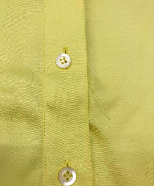 DRIES VAN NOTEN（ドリスヴァンノッテン）DRIES VAN NOTEN (ドリスヴァンノッテン) スタンドカラーレーヨンブラウス イエロー サイズ:Sの古着・服飾アイテム