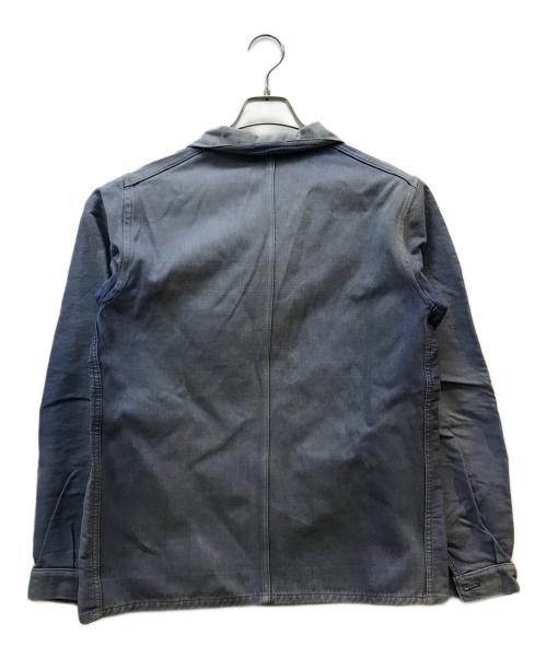 CREPIER（クレピアー）CREPIER (クレピアー) ヴィンテージモールスキンジャケット ブルー サイズ:記載なしの古着・服飾アイテム