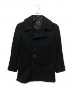 SCHOTT BROS.ショット）の古着「ウールPコート」｜ブラック