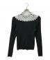JILL STUART (ジルスチュアート) レースカラーニットカーディガン ブラック サイズ:FREE：5000円