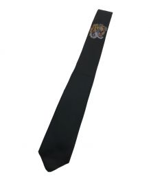 GUCCI（グッチ）の古着「タイガーアンダーノットシルクタイ」｜ブラック