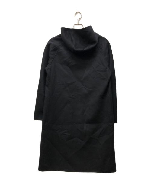 theory（セオリー）theory (セオリー) DF WL DUFFLE カシミヤ混ウールリバーコート ブラック サイズ:Sの古着・服飾アイテム