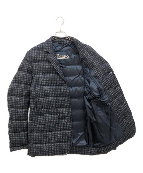 HERNO（ヘルノ）HERNO (ヘルノ) 3B TAILOERD DOWN JACKET ネイビー サイズ:48の古着・服飾アイテム
