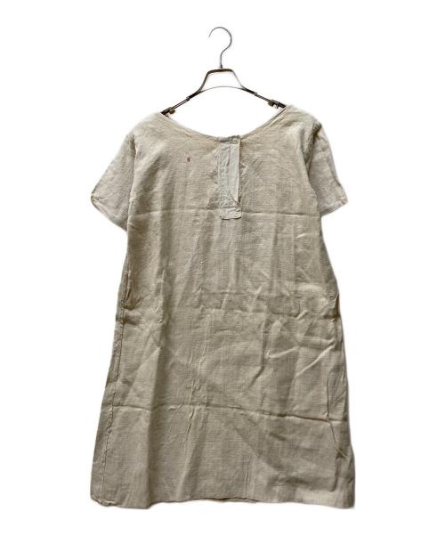 French Vintage（フレンチヴィンテージ）french VINTAGE (フレンチヴィンテージ) リネンワンピース ベージュ サイズ:記載なしの古着・服飾アイテム